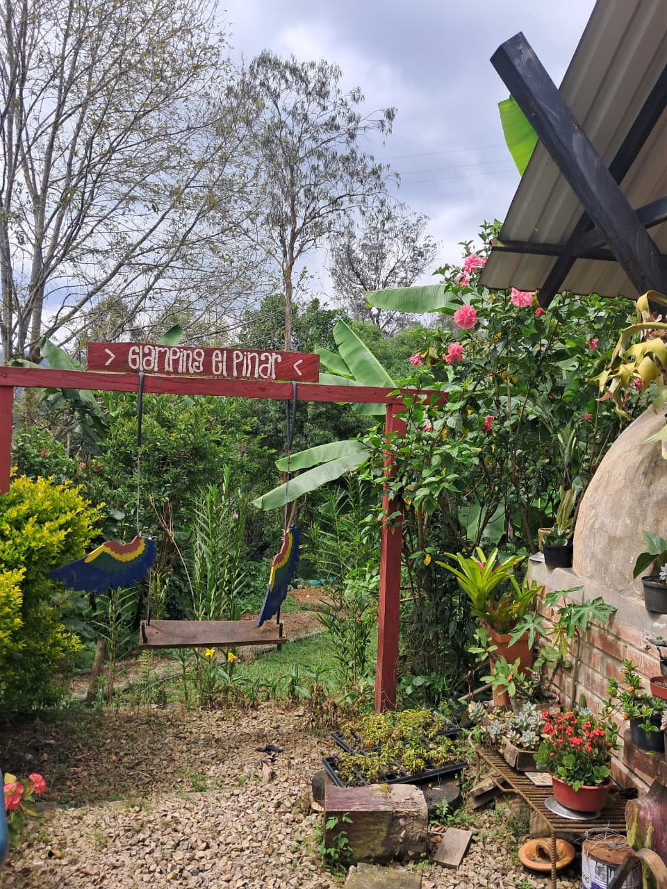 Columpio Glamping El Pinar